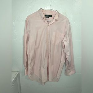 Size 16 32/33 Ralph Lauren pink button up